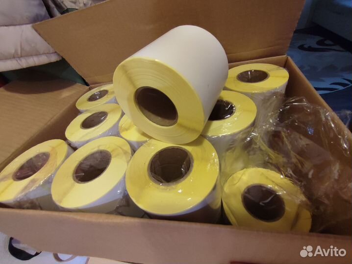 Термоэтикетки 75х120