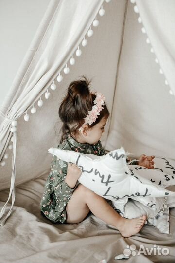 Ободок из фетра ручной работы