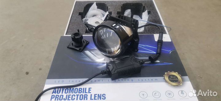 Bi led линзы 3 дюйма + крепление под гайку