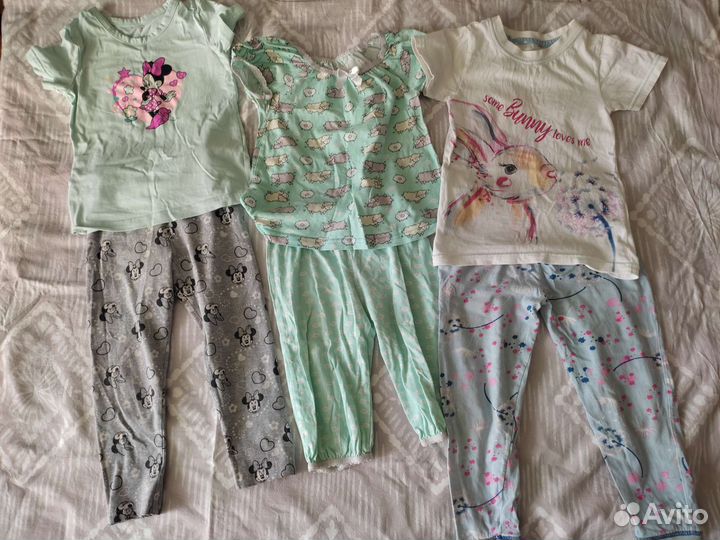 Вещи пакетом для девочки 98 104 110