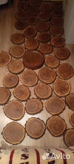 Спилы Вяза для декора стен