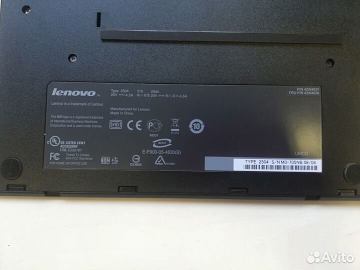 Док станции Lenovo ThinkPad 2504 4338 47P6733 40a2