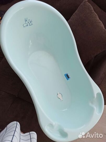 Ванночка для купания с термометром