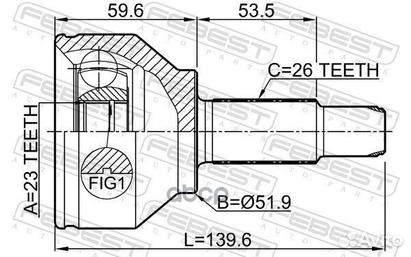 ШРУС наружный LR (компл) mini Countryman R60