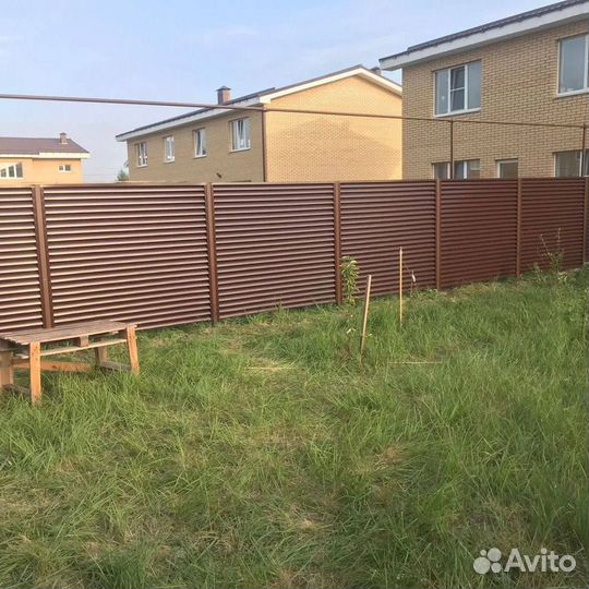 Забор из жалюзи