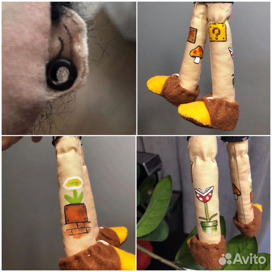 Кукла с тату и тоннелями