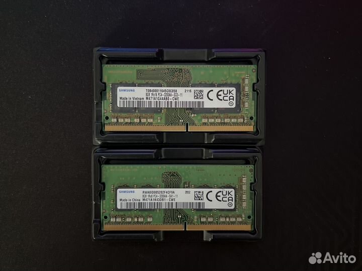 Озу Samsung 8 GB x2 DDR4 SO-dimm