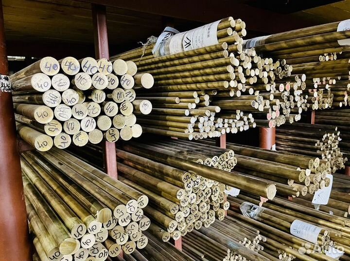 Бронза. Бронзовый пруток 30мм браж 9-4