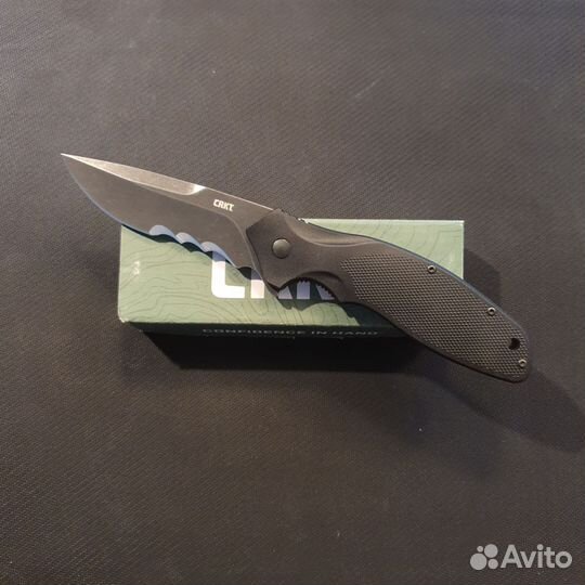 Нож складной crkt Shenanigan Black Veff Serrations