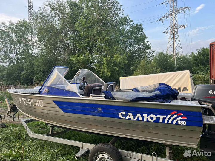 Салют 480 + Yamaha 50