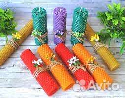 Выездной мастер класс свечи из вощины