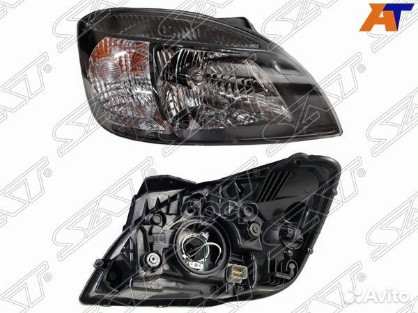 Фара KIA RIO 05-11 RH черная ST-223-1123R-lemn2