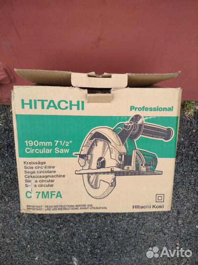 Hitachi пила циркулярная C7 MFA \ 190 mm