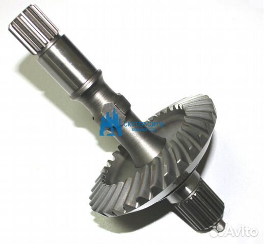 Вал 800G выходной коробки передач с конической шес