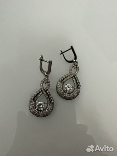 Серьги серебро