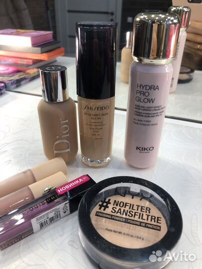 Тональный крем shiseido dior kiko milano