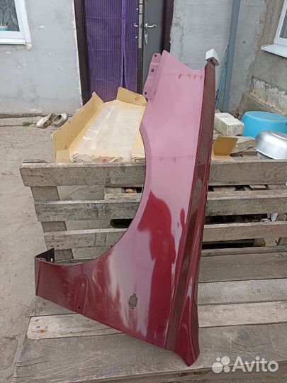 Крыло левое переднее на хундай акцент