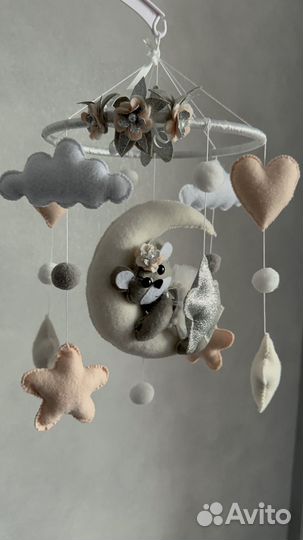 Мобиль в детскую кроватку новый