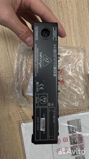 Микшерный пульт behringer xenyx 802