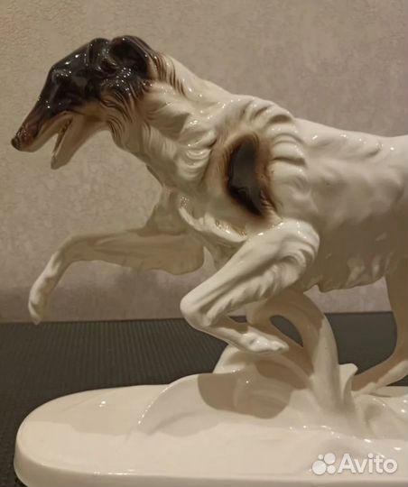 Статуэтка Hertwig ГДР борзая