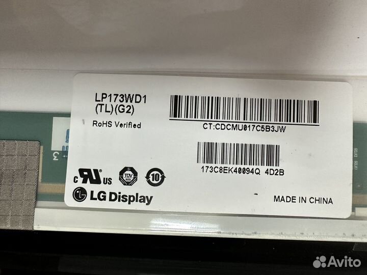 Экран доя ноутбука 17.3 40pin LP173WD1