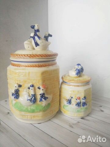 Банки кухонные для сыпучих продуктов керамика