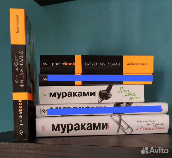 Книги часть 1 (Мураками, Пелевин, Акунин и др.)