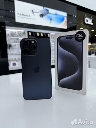 iPhone 15 Pro 512 гб синий титан (1sim + eSim )