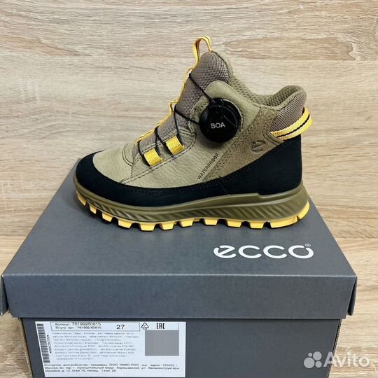 В доставке. Новые ботинки Ecco exostrike kids