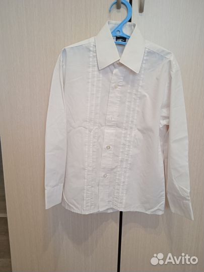 Рубашки белые школьные р. 122-128