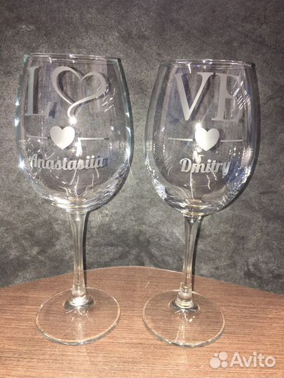 Бокалы с гравировкой