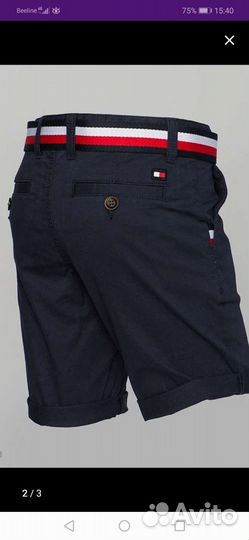 Новые шорты tommy hilfiger р. 164