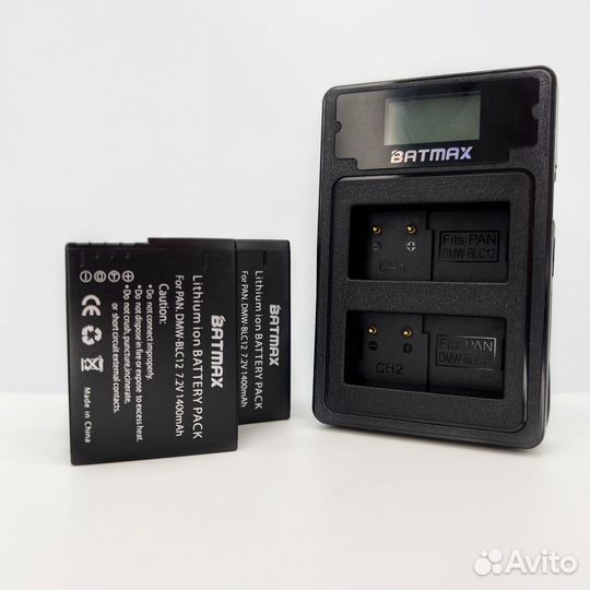 Аккумуляторы Panasonic DMW-BLC12 1400mAh Batmax