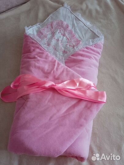 Конверт на выписку для девочки зима