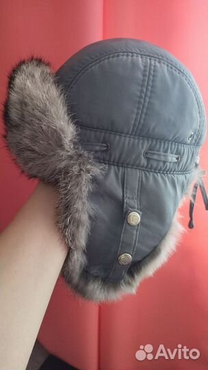 Шапка для мальчика 57 см зима натуральная