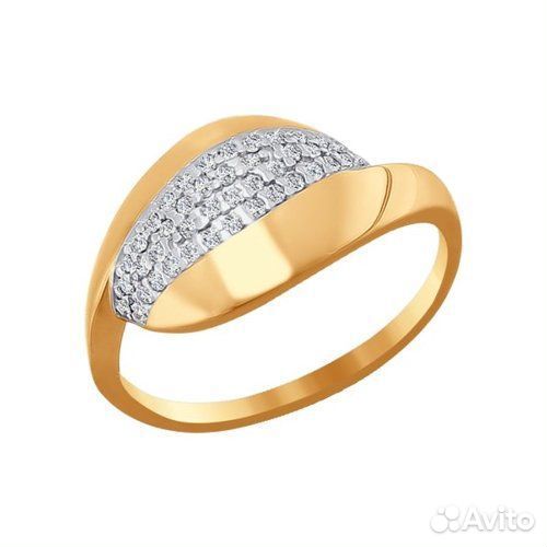 Кольцо золотое 21р новое