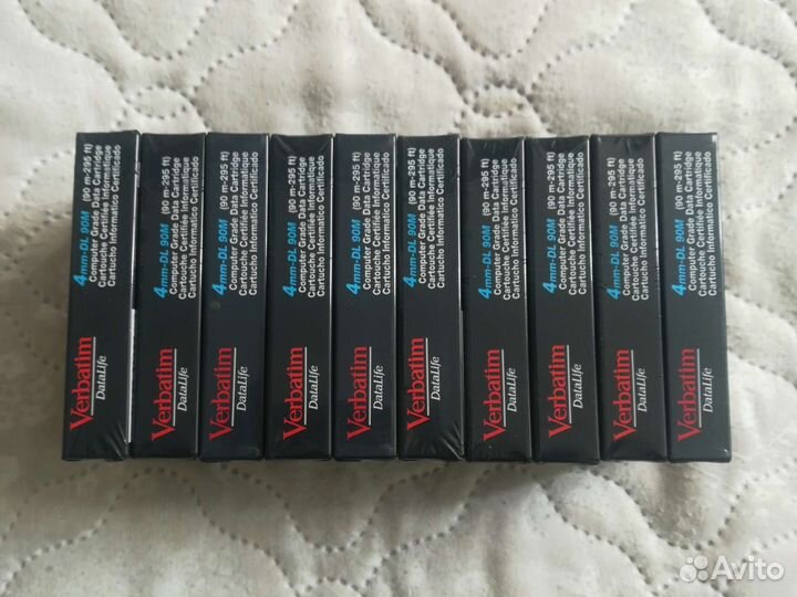 Картриджи DAT Verbatim DDS 10 шт