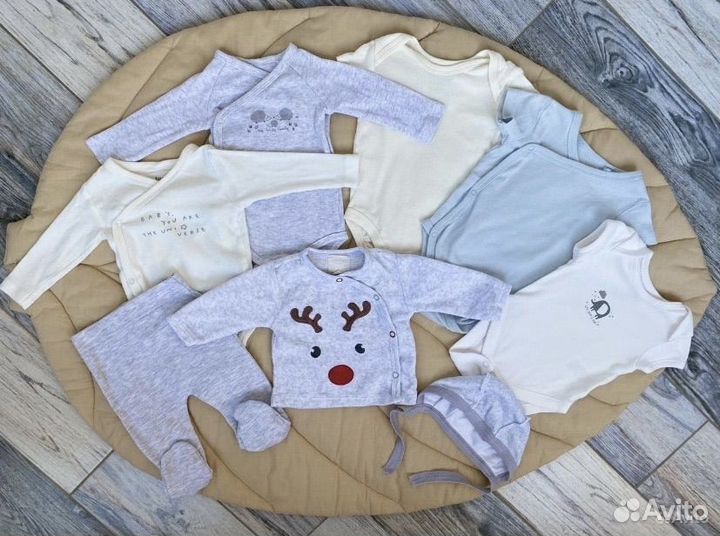 Одежда для новорожденного мальчика пакетом