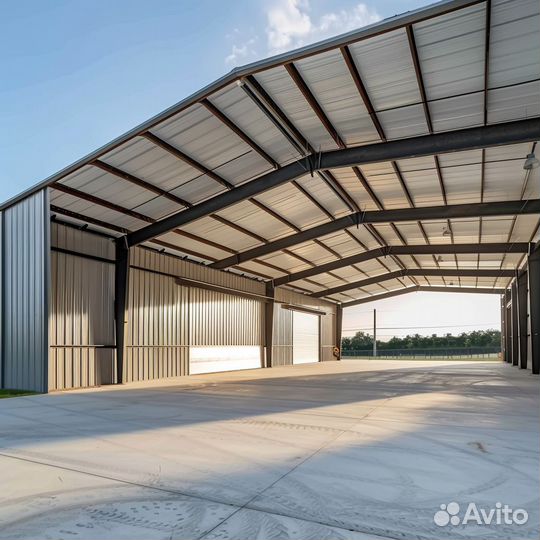 Ангары для сельского хозяйства Создаем металлокаркасные здания от 1200 квадратов