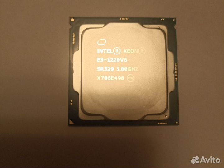 Процессор Intel xeon e3-1220 v6