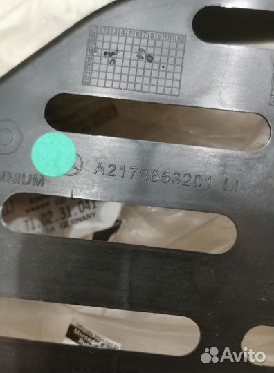 Mercedes w217 решетка бампера воздуховод левый