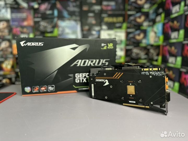 Видеокарта gtx 1070 8gb gigabyte aorus