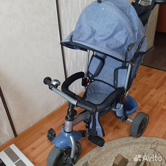 Велосипед с родительской ручкой