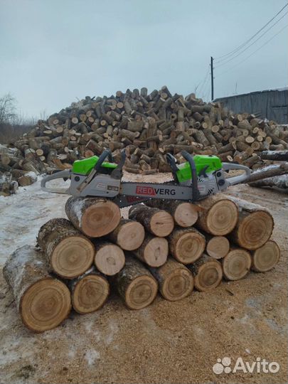 Дрова колотые сухие
