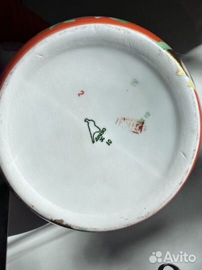 Чайник золотой олень Дулево