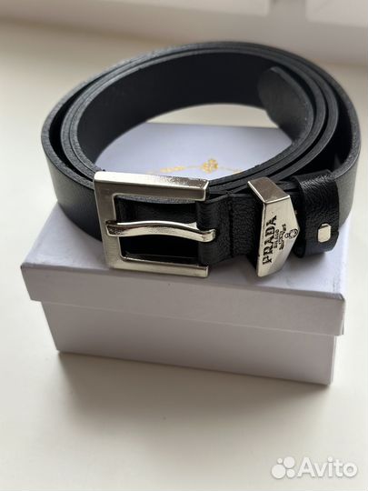 Ремень женский кожаный новый в коробке