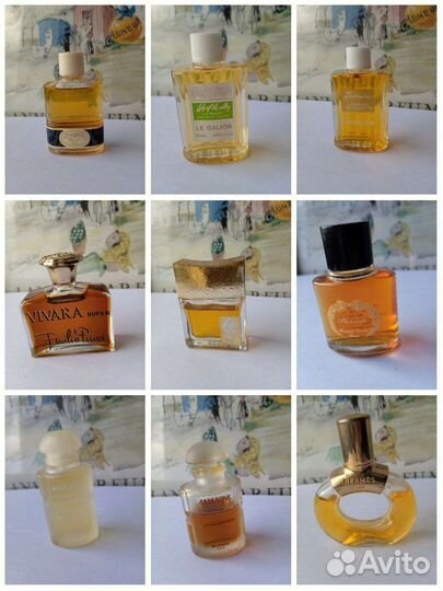 Парфюмерные миниатюры Van Cleef, Hermes, Dior и др