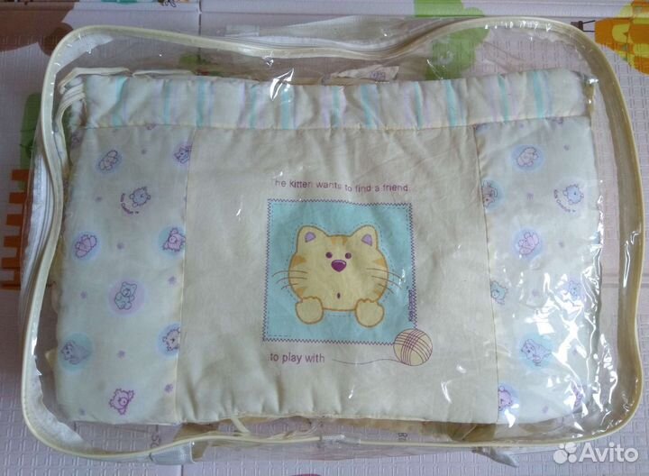 Бортики и балдахин в кроватку