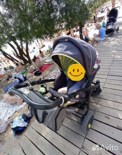 Прогулочная коляска tutis zippy+ автокресло