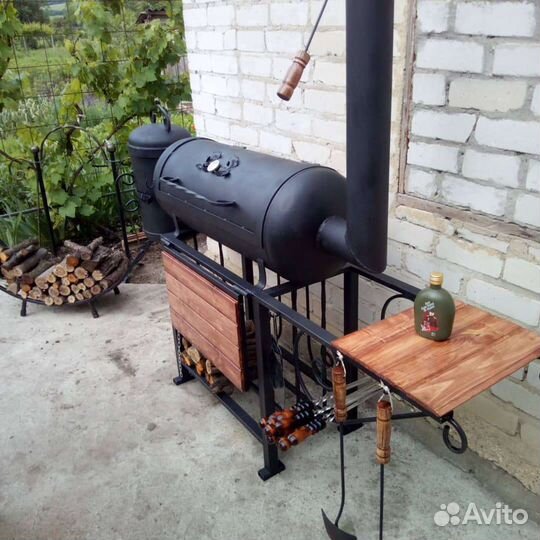 Гриль Смокер. Мангал коптильня